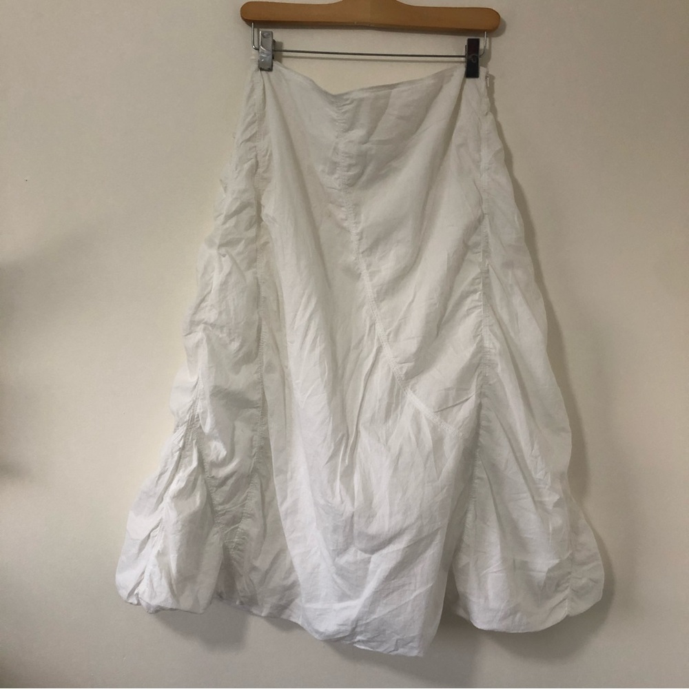 Vintage white cotton skirt